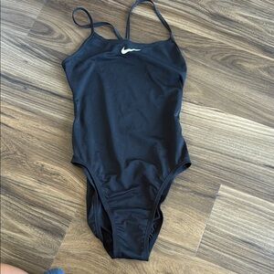 Nike Black Swimsuit with White Logo